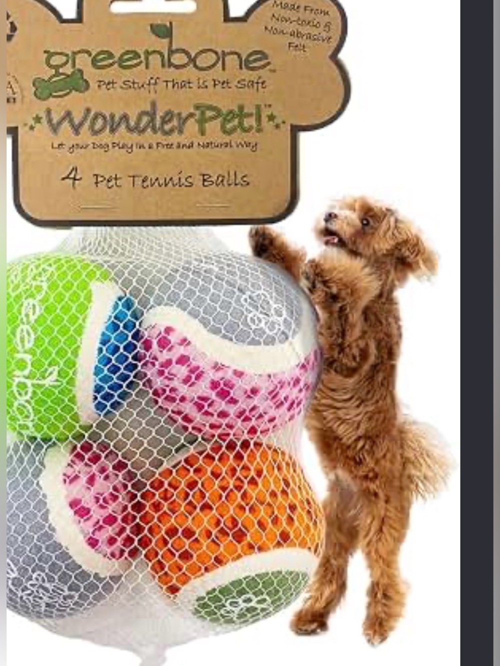 Greenbone Pet Tennis Balls. Brand new. Never used. - Picture 6 of 6